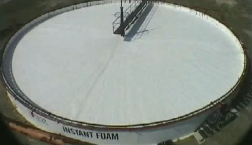 Storage Tank Fire Extinguishment
