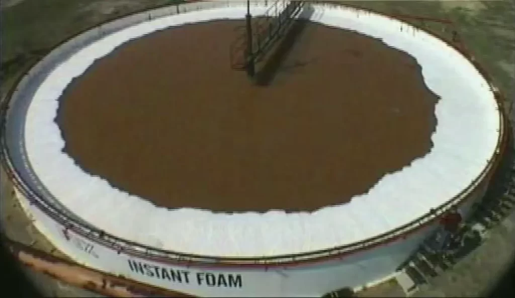 Storage Tank Fire Extinguishment
