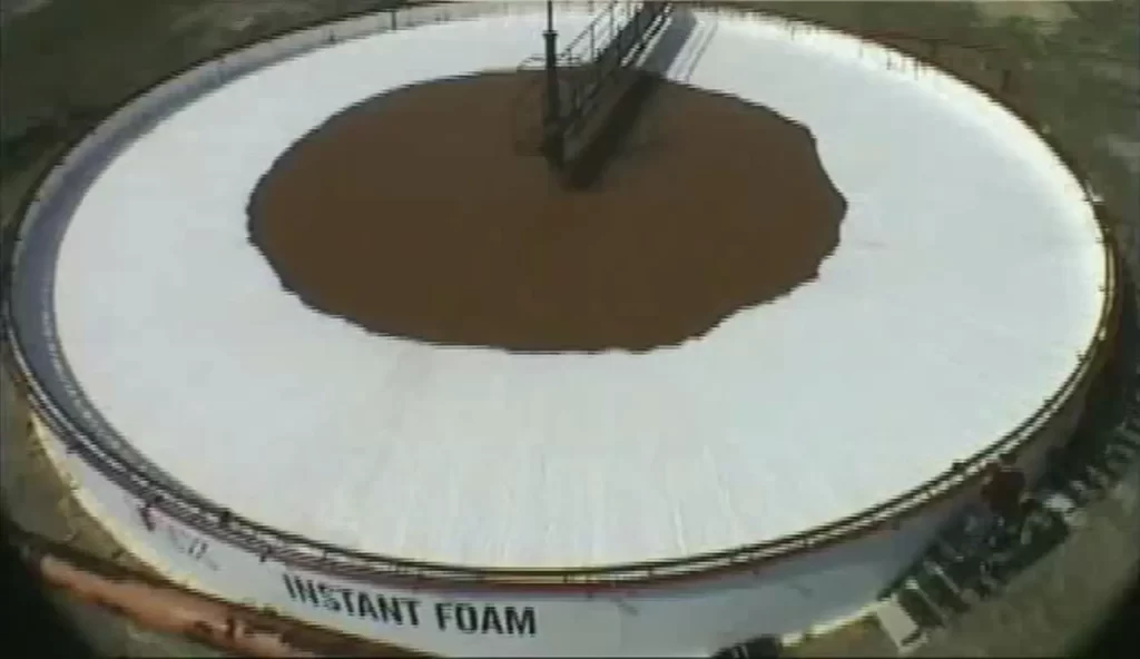 Storage Tank Fire Extinguishment